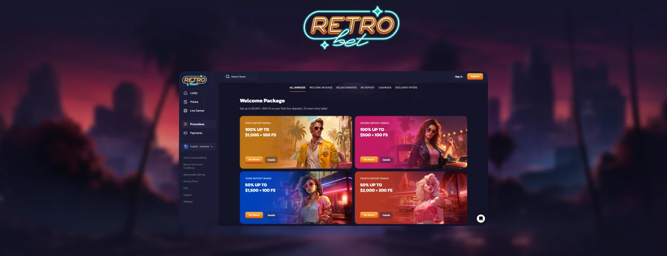 RetroBet bonus